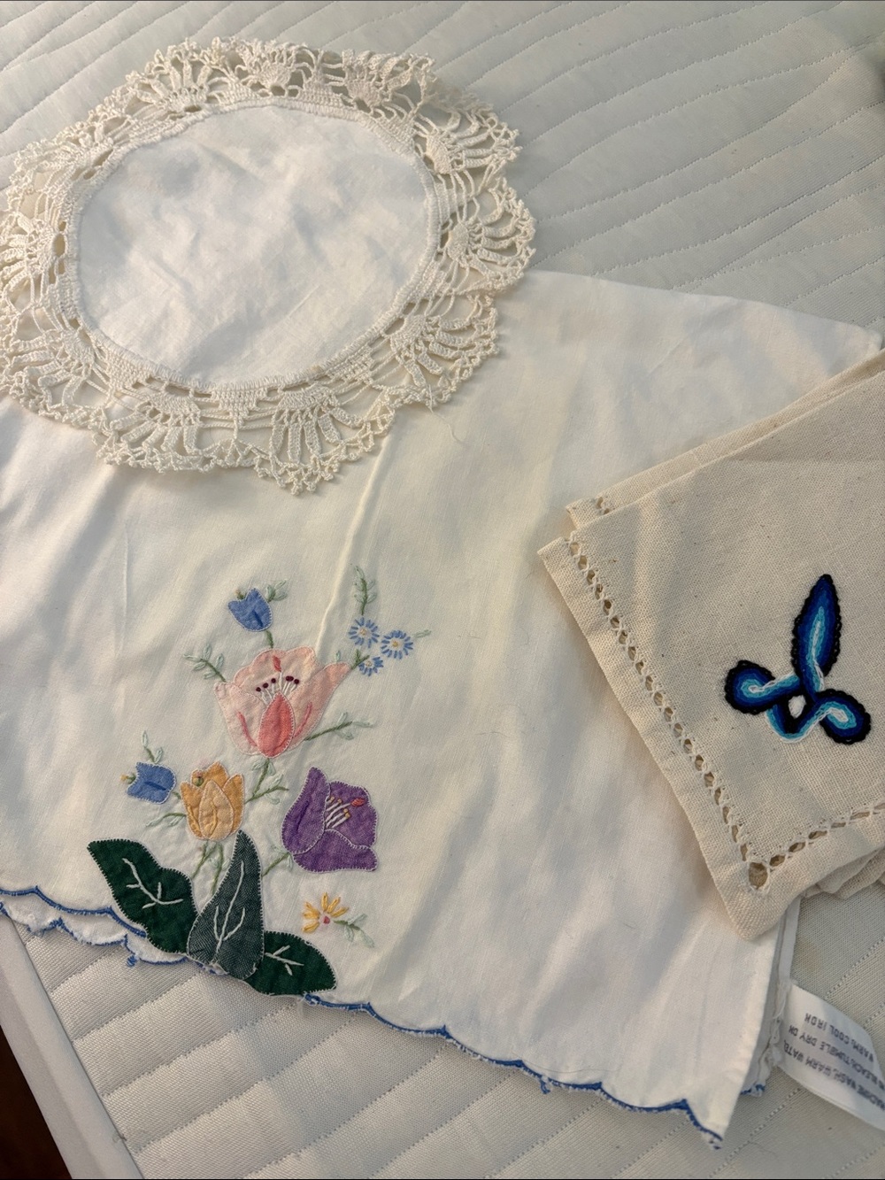Hodgepodge of a vintage linens